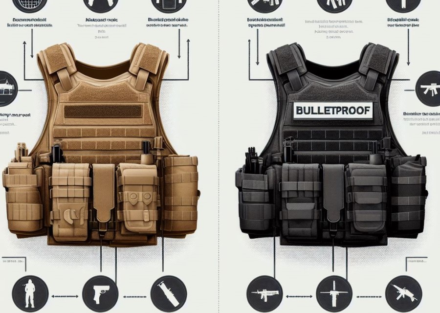 Understanding the Differences Between Real Bulletproof Vests and Airsoft Vests